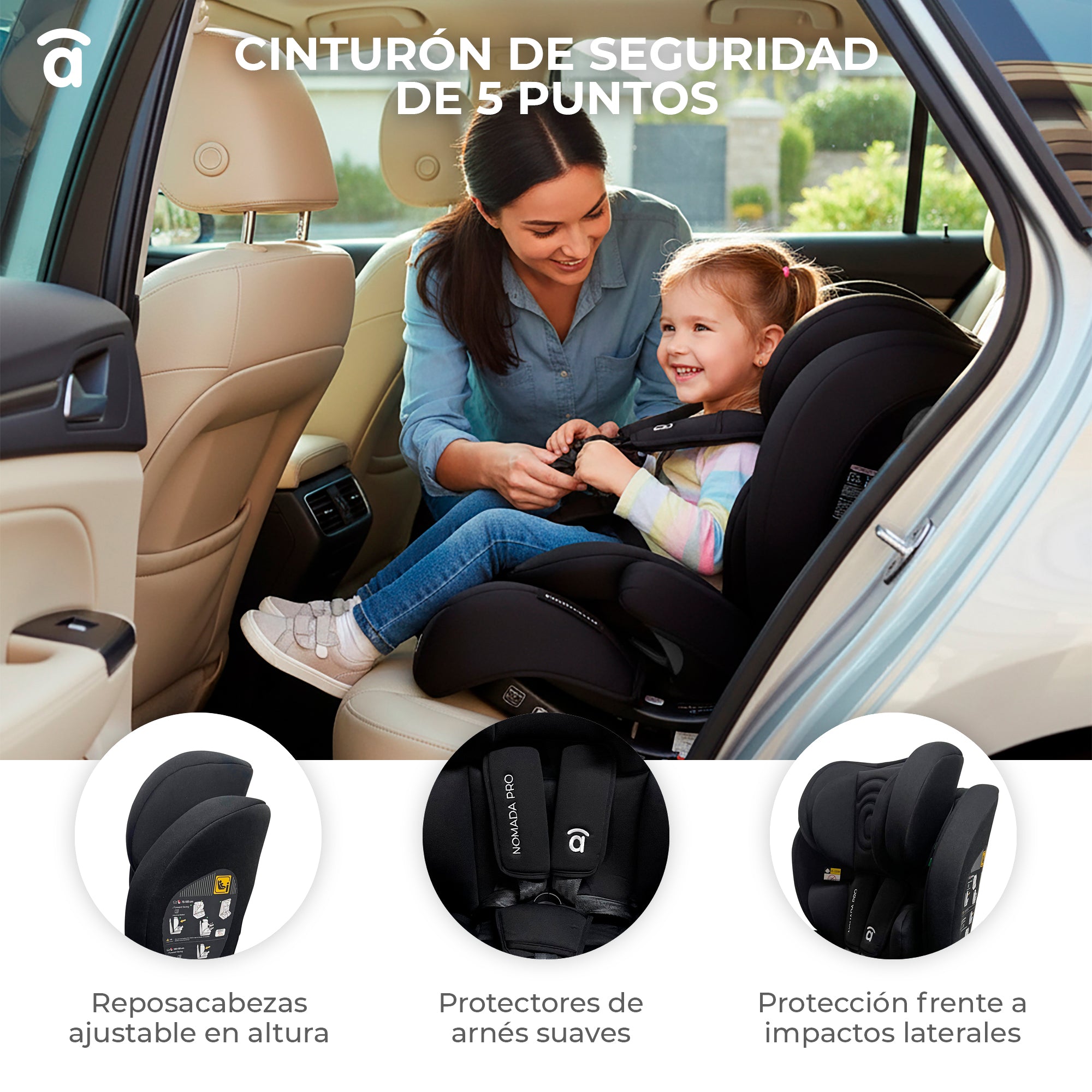 Nomad Pro Black Car Seat