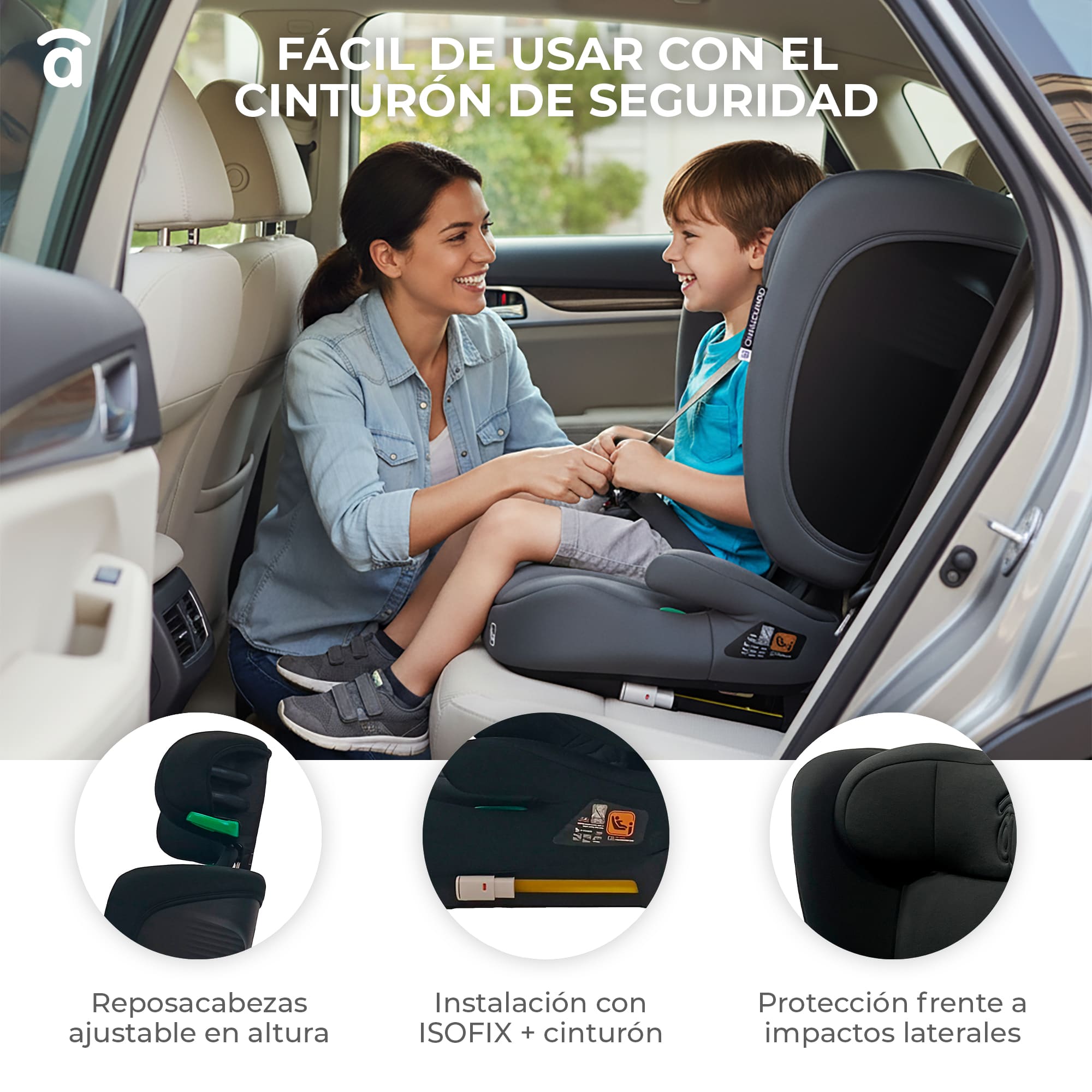 Omniguard Black Car Seat