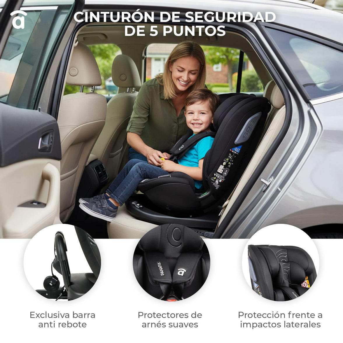 Cadeira Auto Panafix Preta