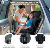 I-Size Poe Fix Black Car Seat