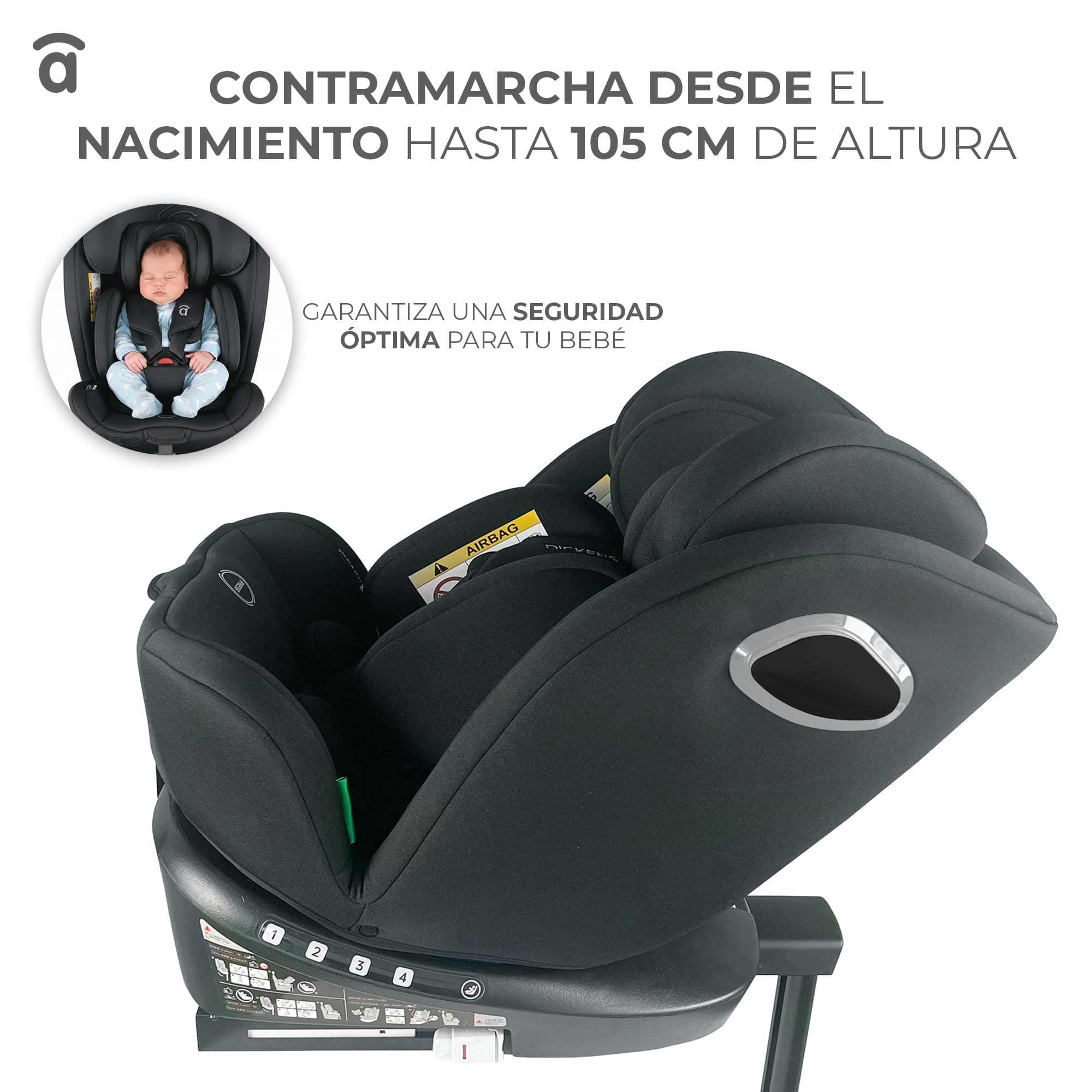 Silla de auto Tolkien negro