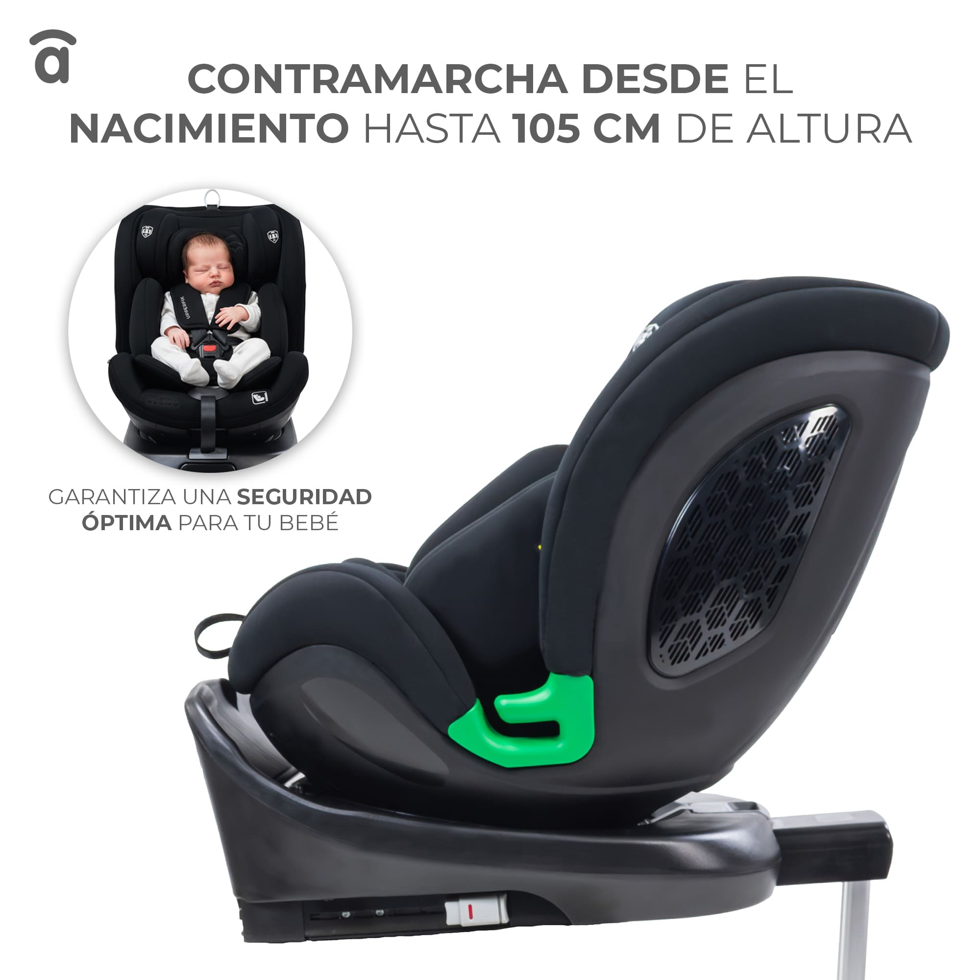 Upperfix Gray Car Seat