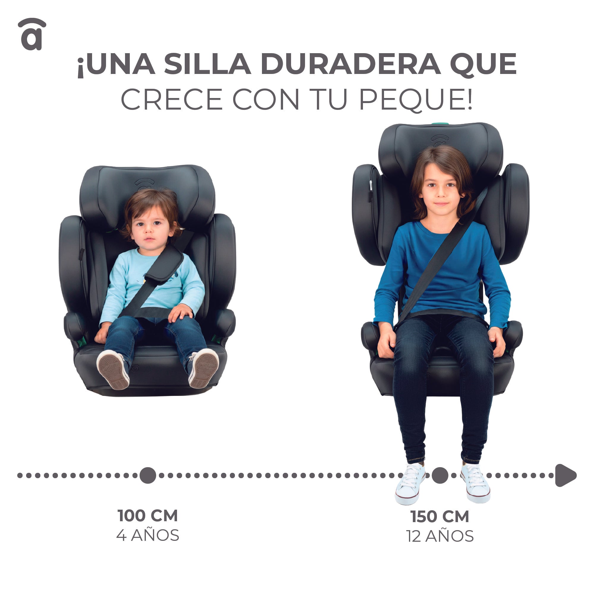 I-Size Poe Fix Black Car Seat