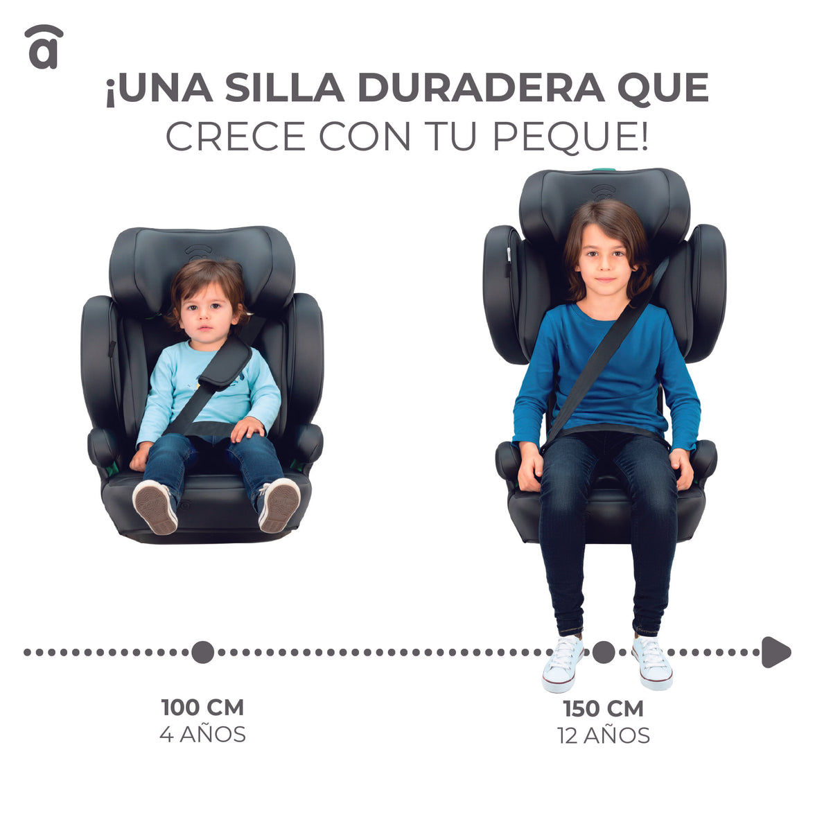 I-Size Poe Fix Black Car Seat