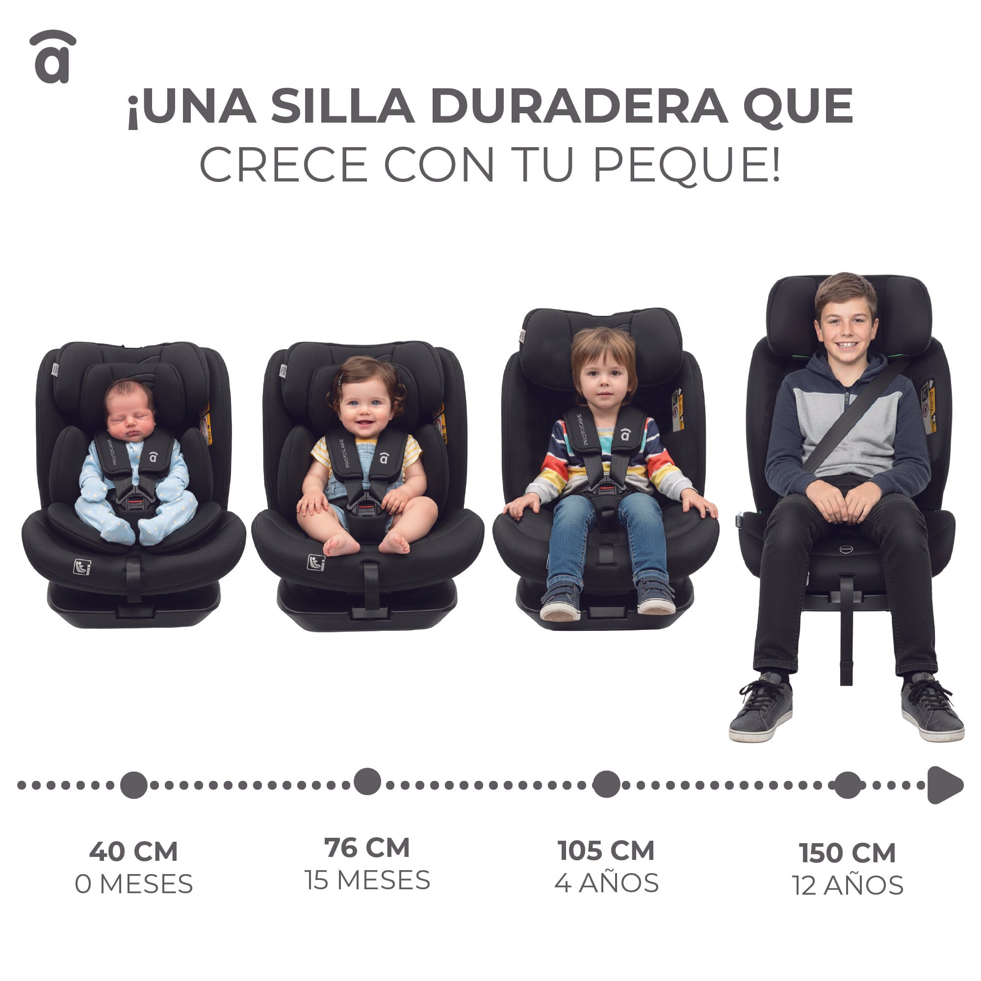 Protocare Gray Car Seat