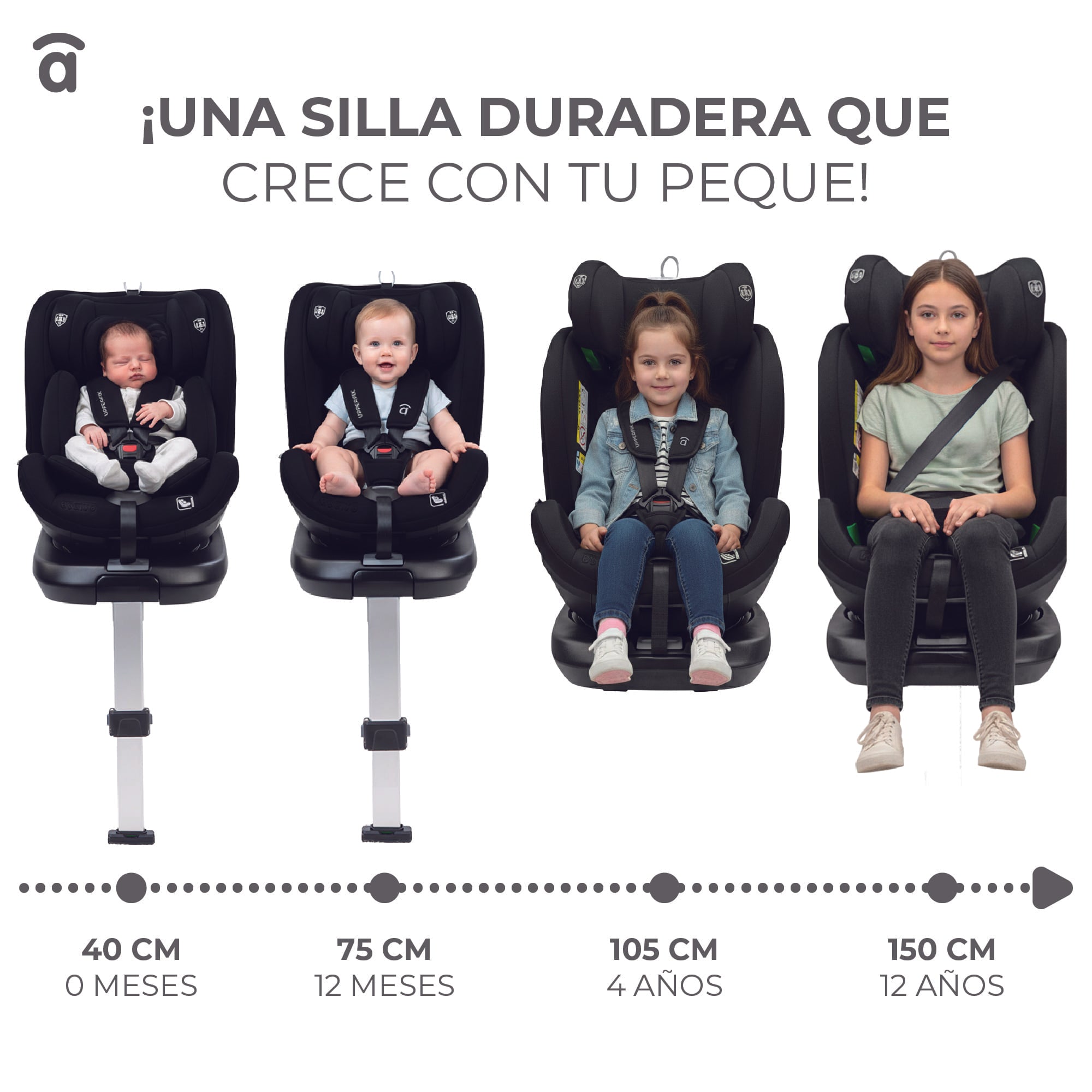 Upperfix Gray Car Seat