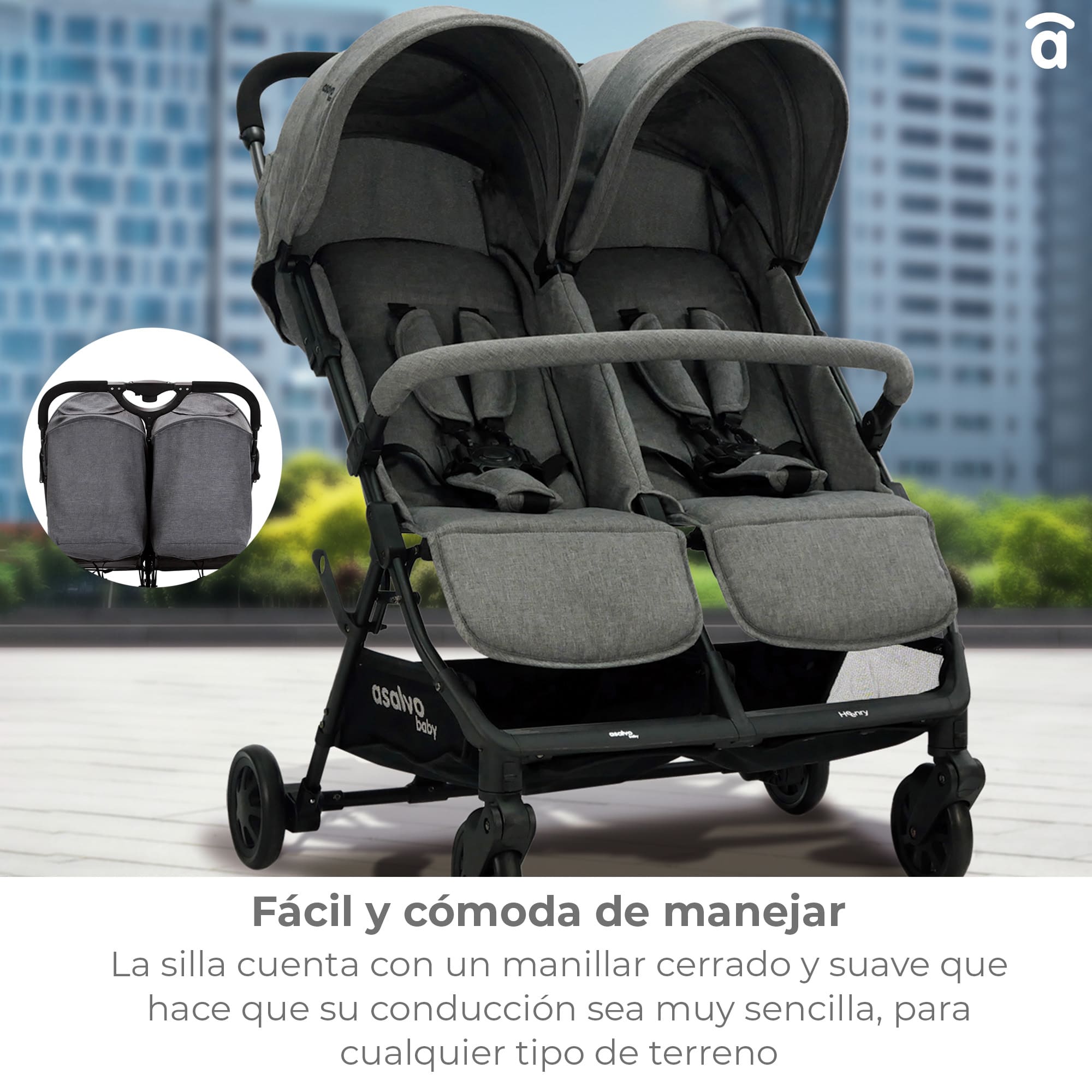 Henry Green Double Stroller