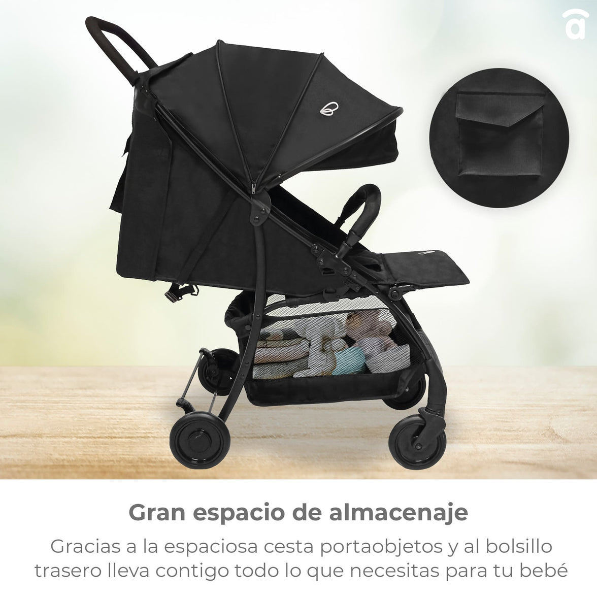 Milan Green Stroller