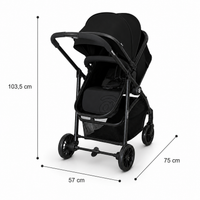 Trío Convertible Biarritz negro