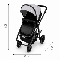 Cabriolet Trio Two+ 2 Gris