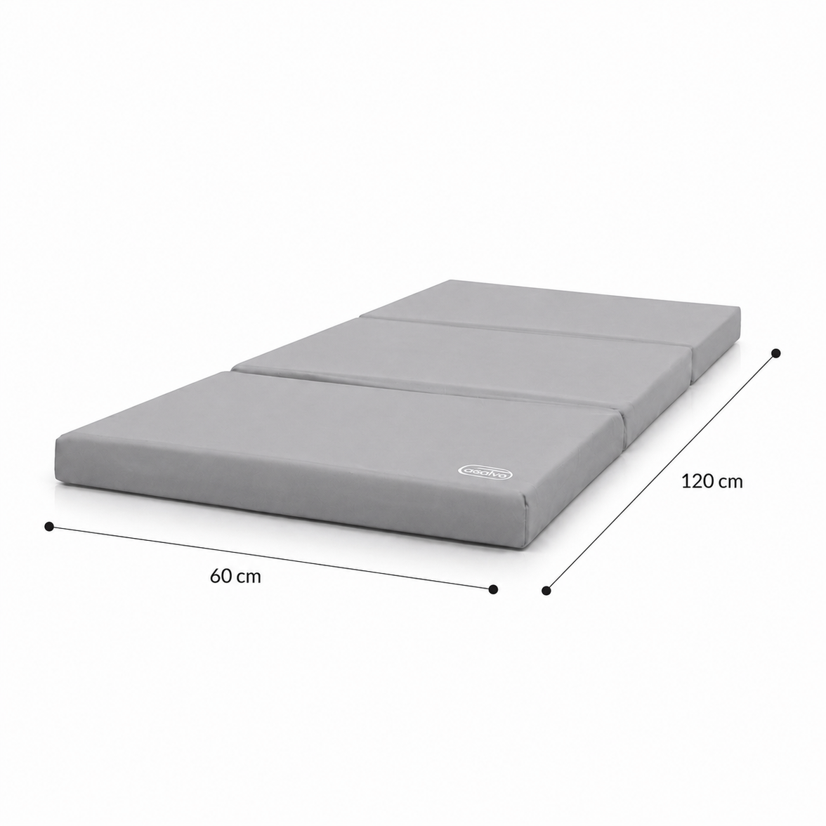 Folding Mattress for Gray Travel Crib