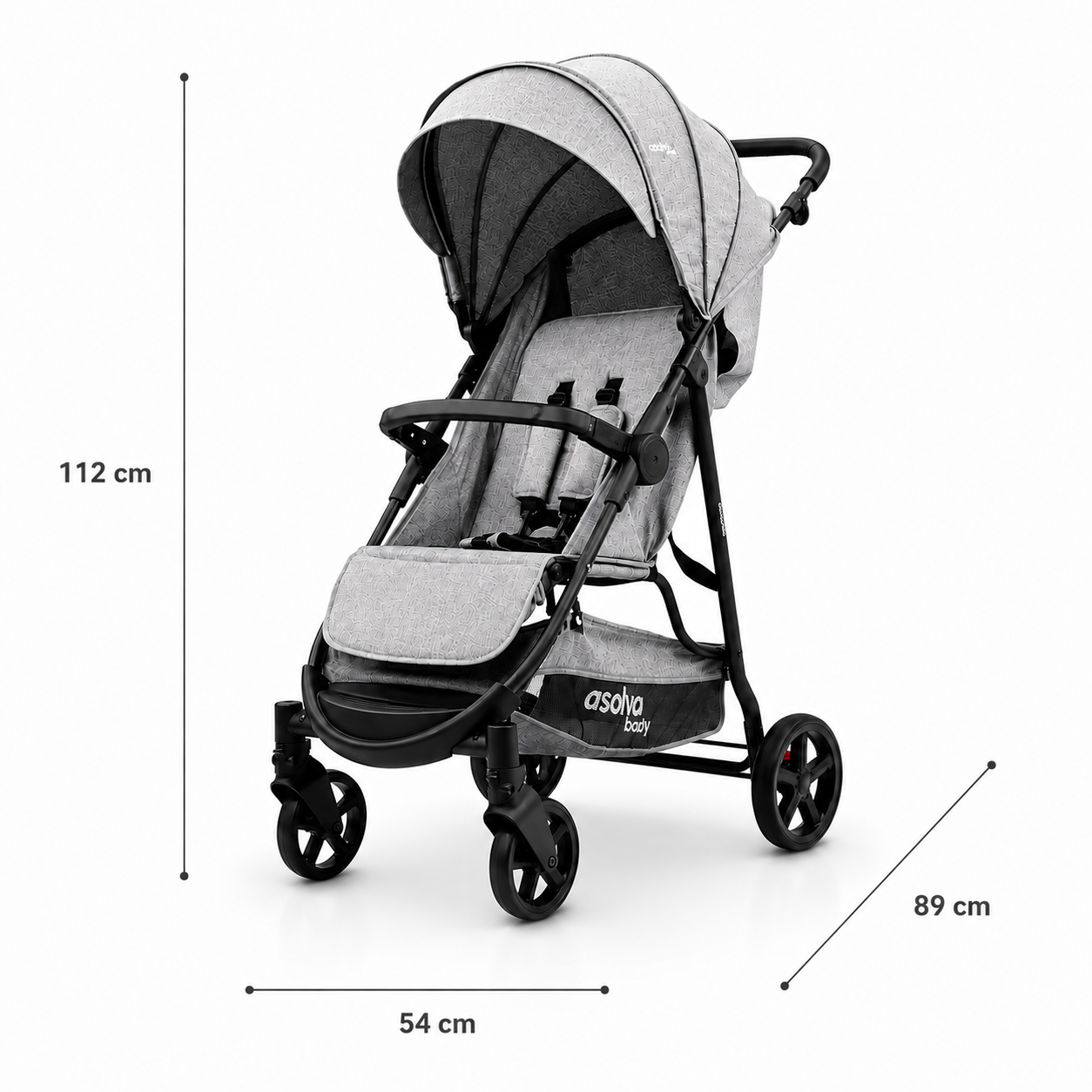 Silla de paseo Manchester gris