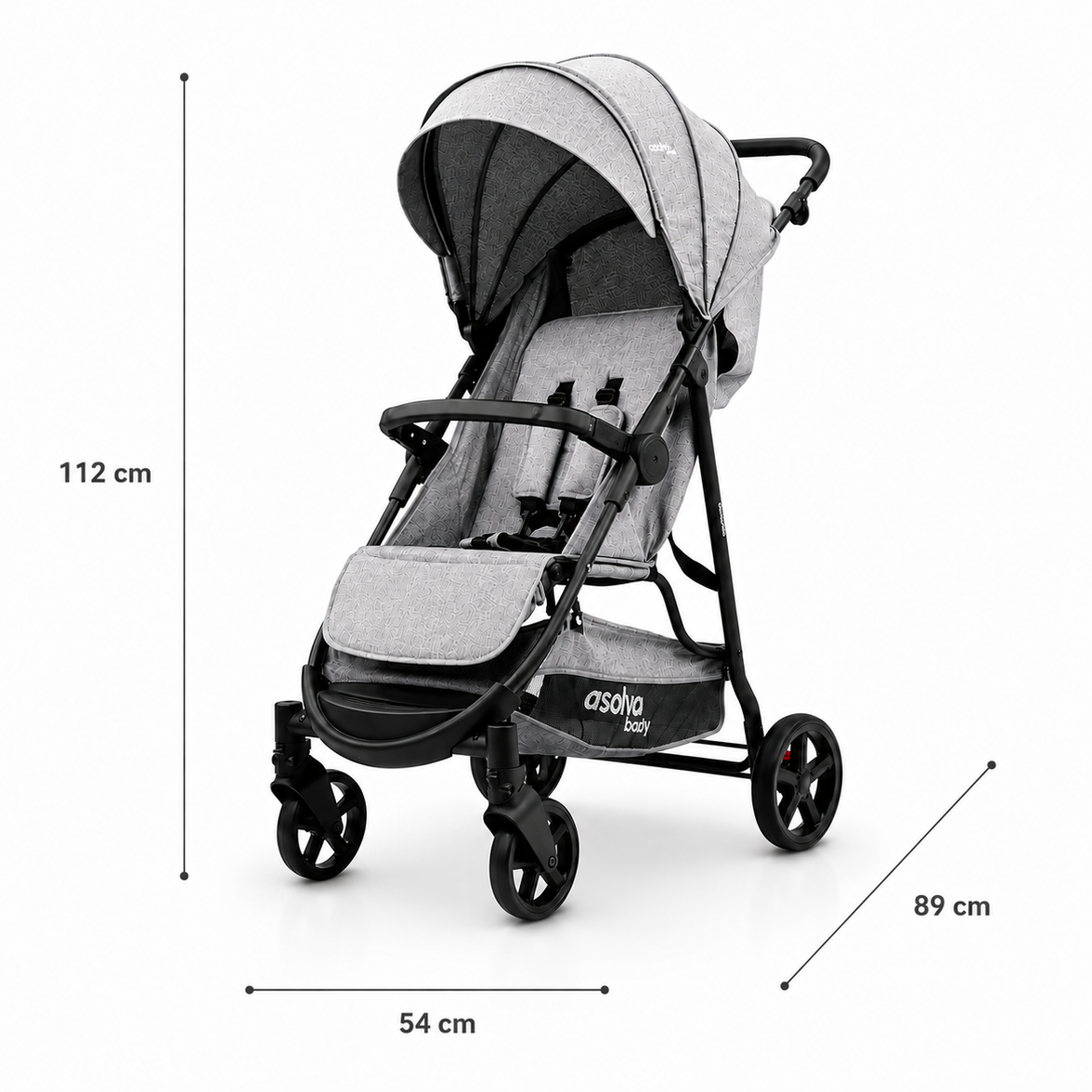 Silla de paseo Manchester gris