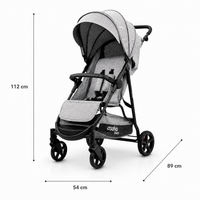 Silla de paseo Manchester gris