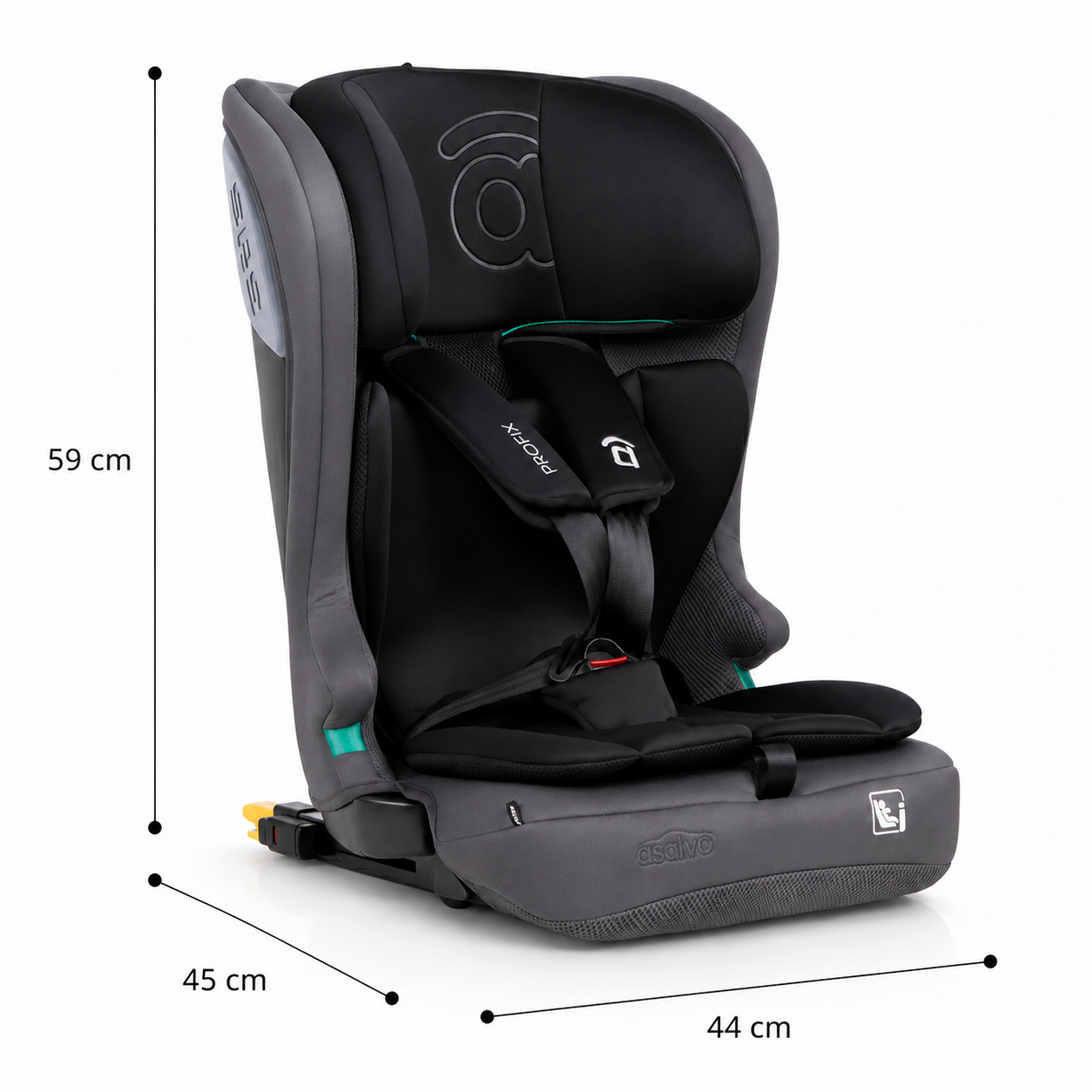 Cadeira Auto I-Size Profix Cinzenta