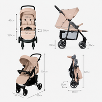 Poussette América 3 beige