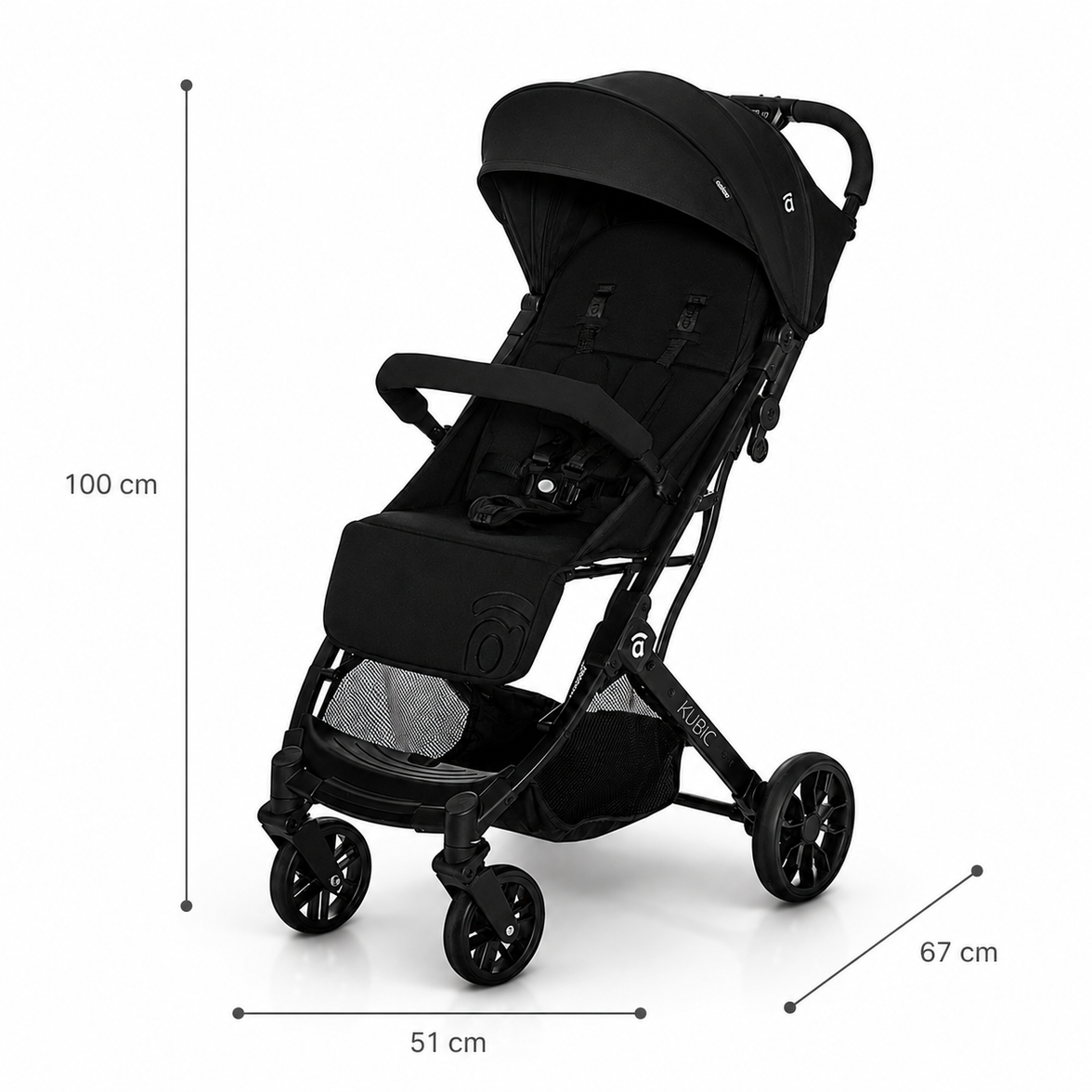 Carrinho Kubic 2 preto