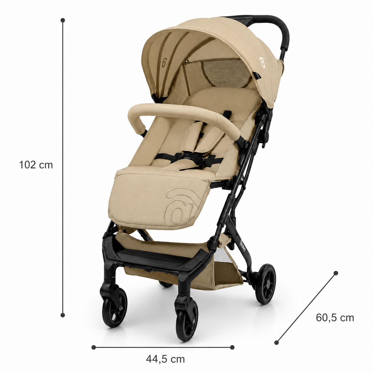 Tumbuctu beige stroller