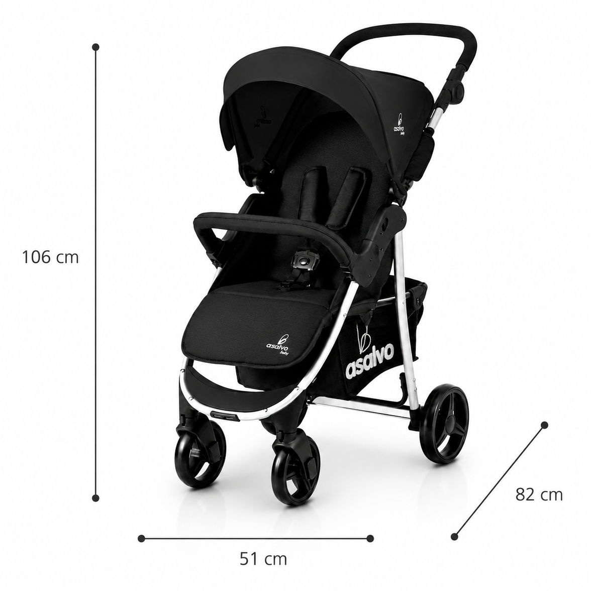 América 2 Onyx stroller