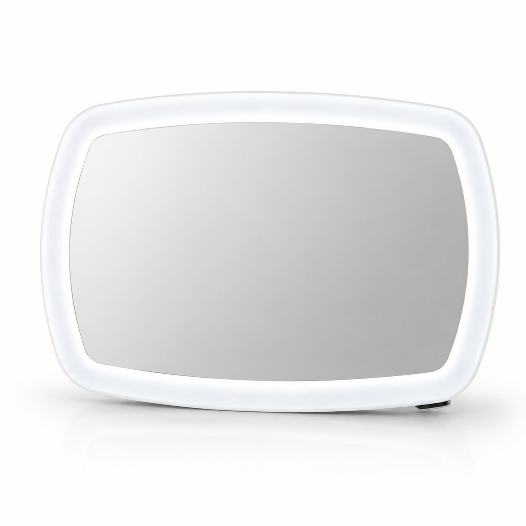 Espelho retrovisor com luz LED