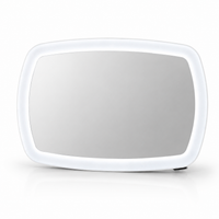 Espejo retrovisor con luz LED