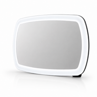 Espejo retrovisor con luz LED