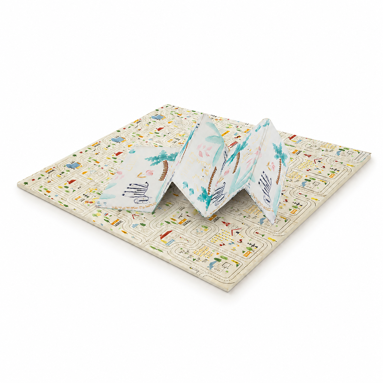 Tapis de jeu pliable XXL Animals-City