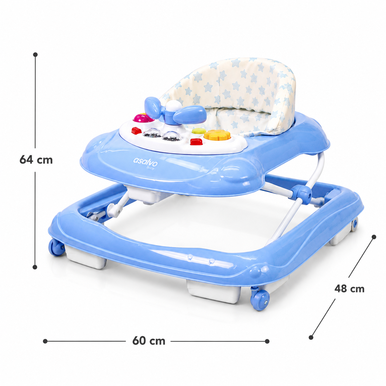 Baby Diver Walker Stars Light Blue
