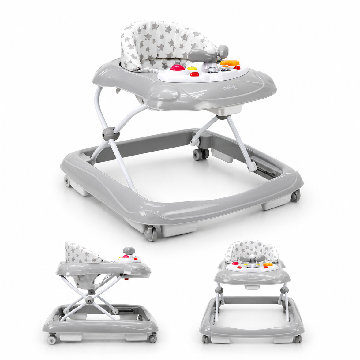 Diver Baby Walker Gray Stars