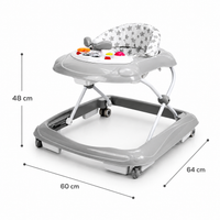 Diver Baby Walker Gray Stars