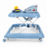 Blue Car Diver Walker
