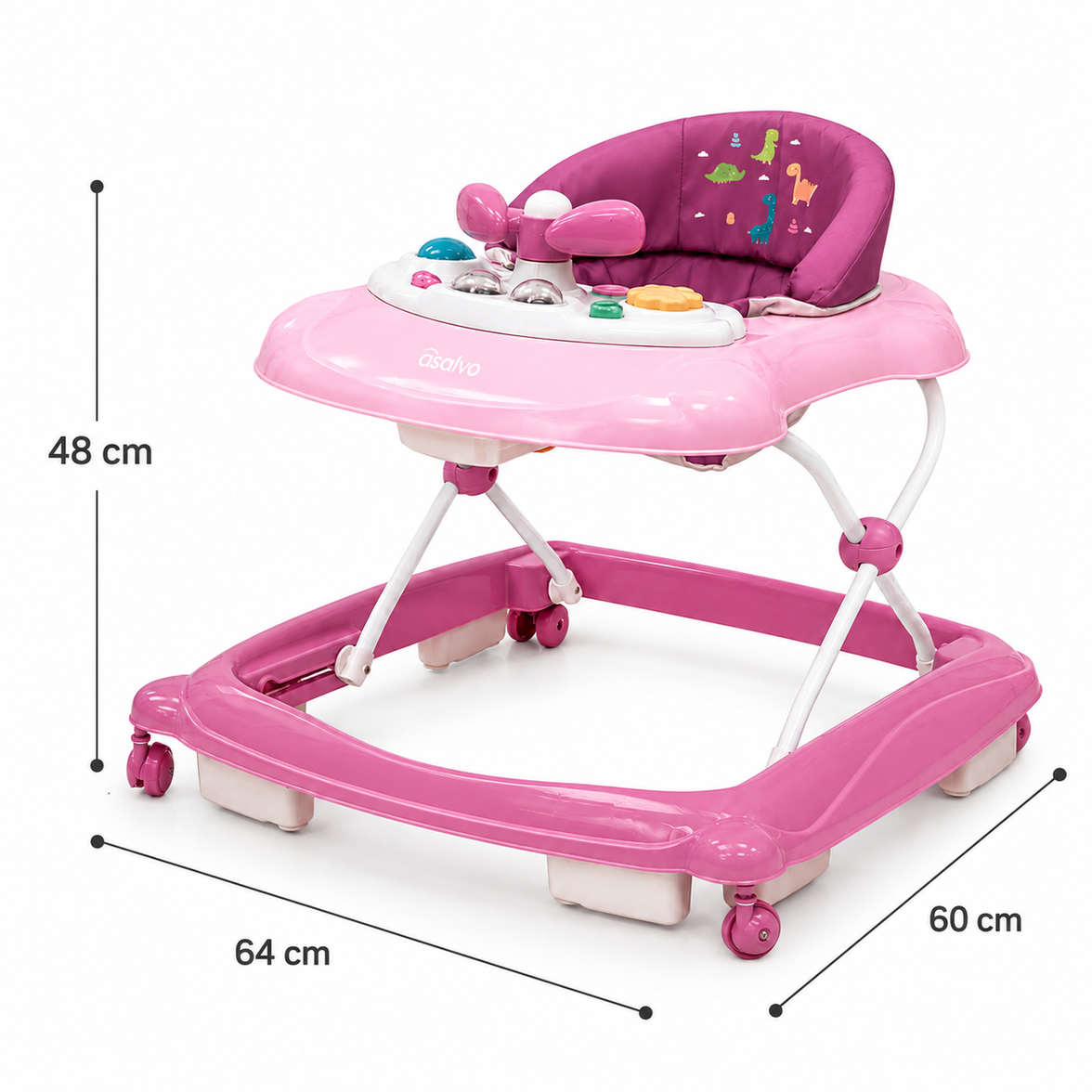 Jurassic Kids Marcheur Rose