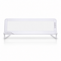 Barreira de cama 2-1 de 150 cm para cama de rodízio ou cama padrão branca
