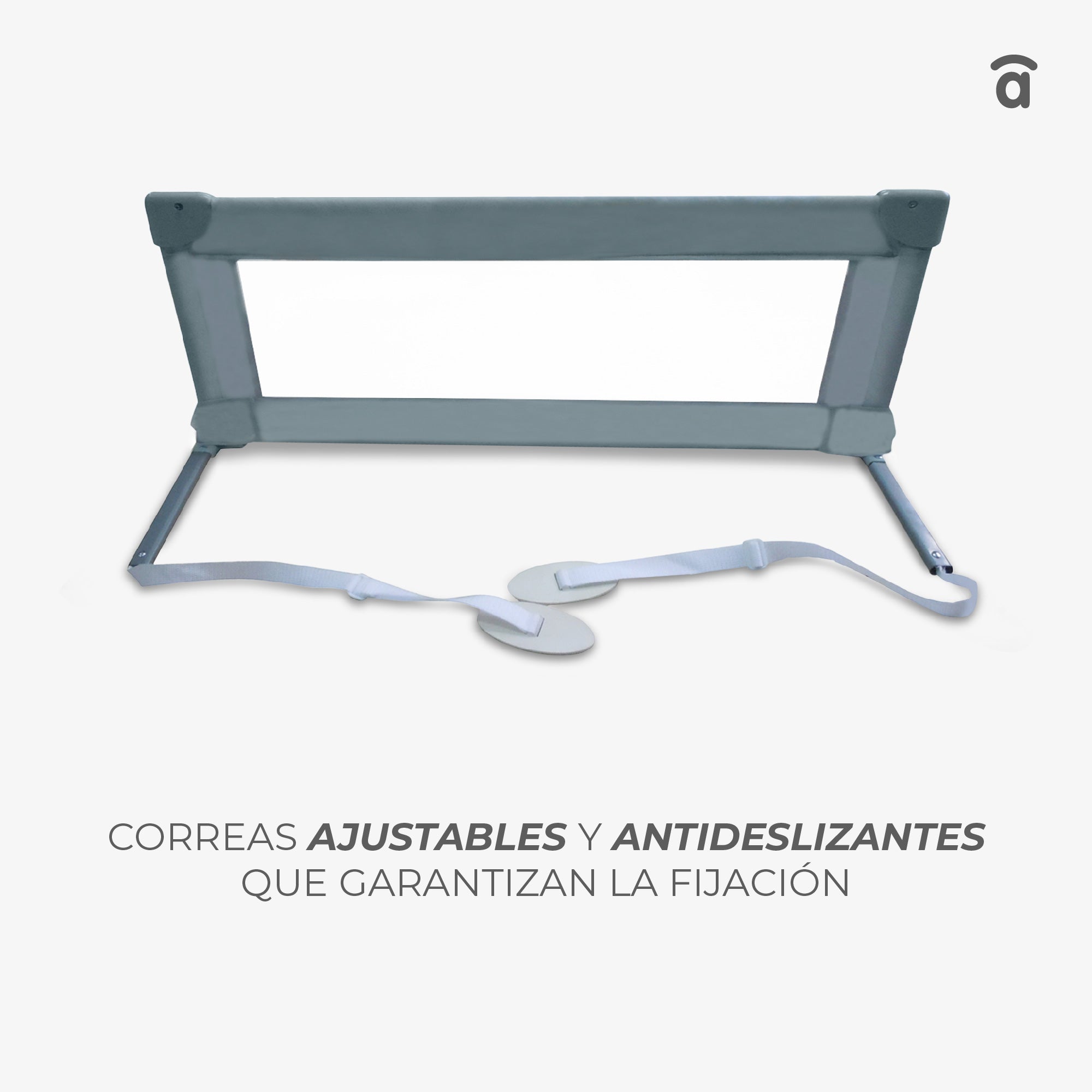 90cm Barrier for Standard Gray Bed