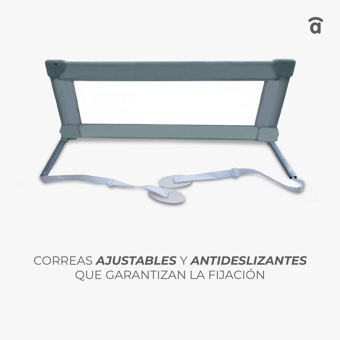 90cm Barrier for Standard Gray Bed