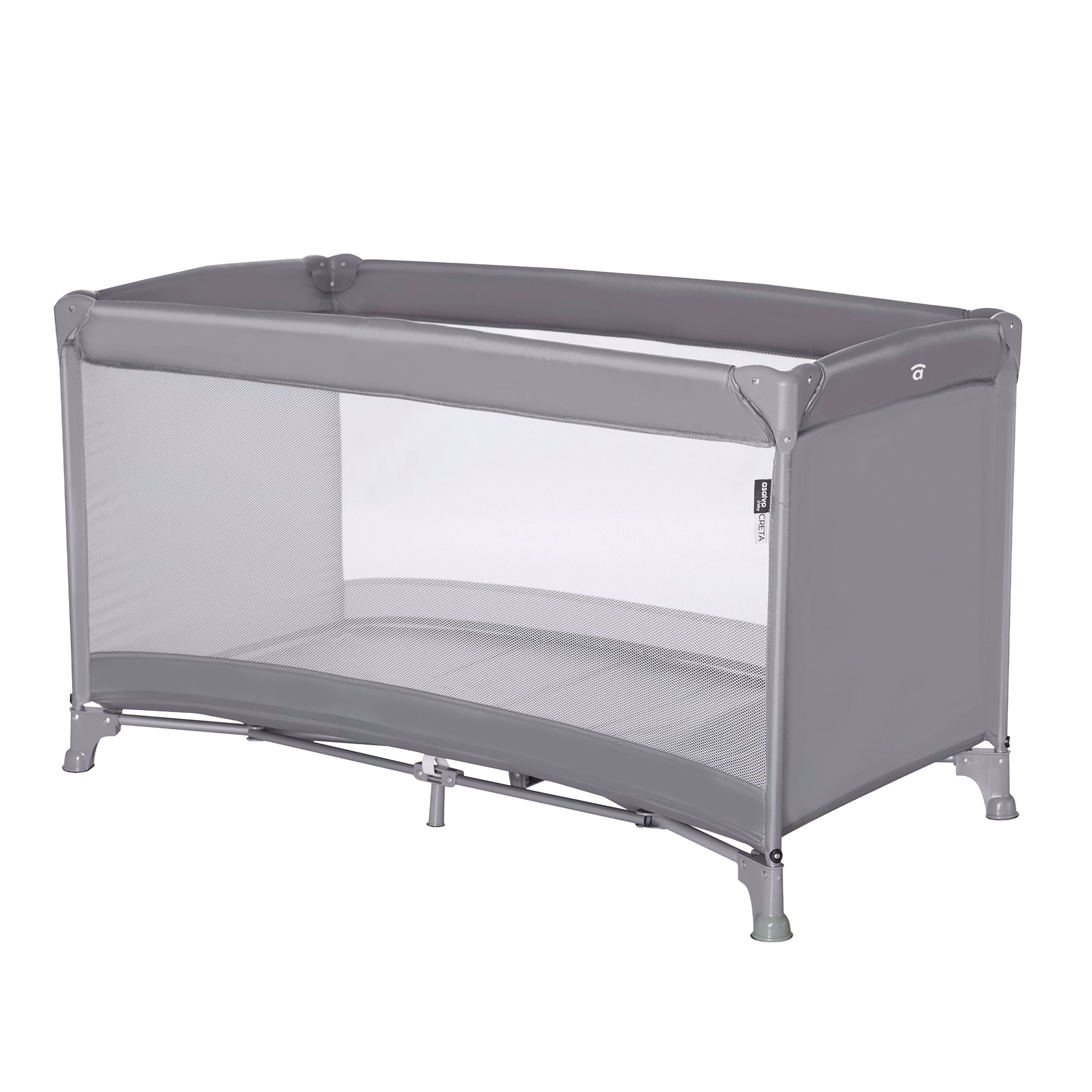 Cuna de viaje Creta gris