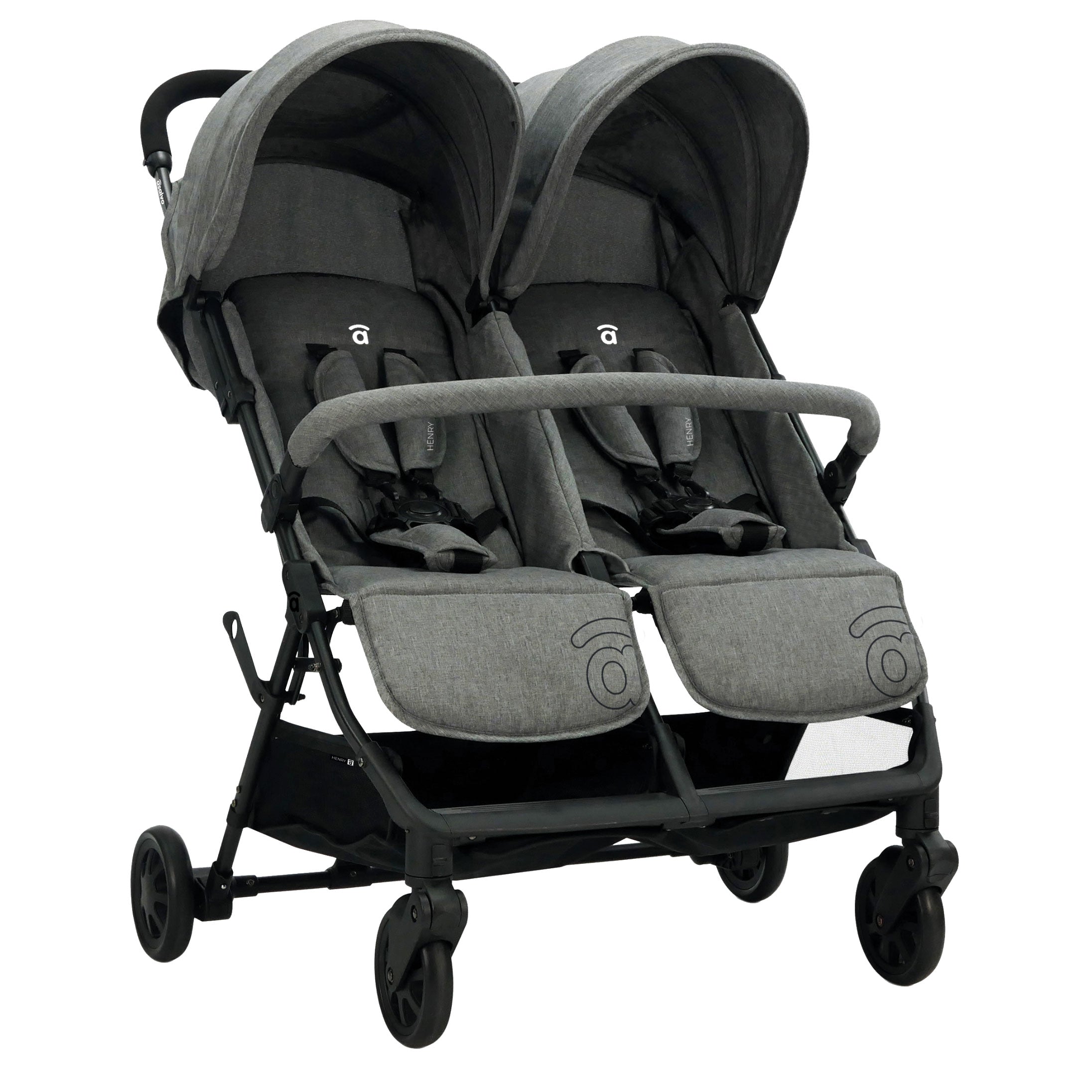 Henry Gray Double Stroller