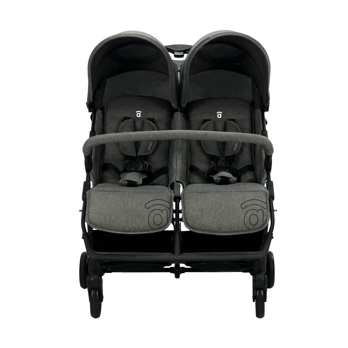 Henry Gray Double Stroller