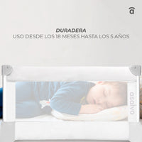 90cm Barrier for Standard Gray Bed