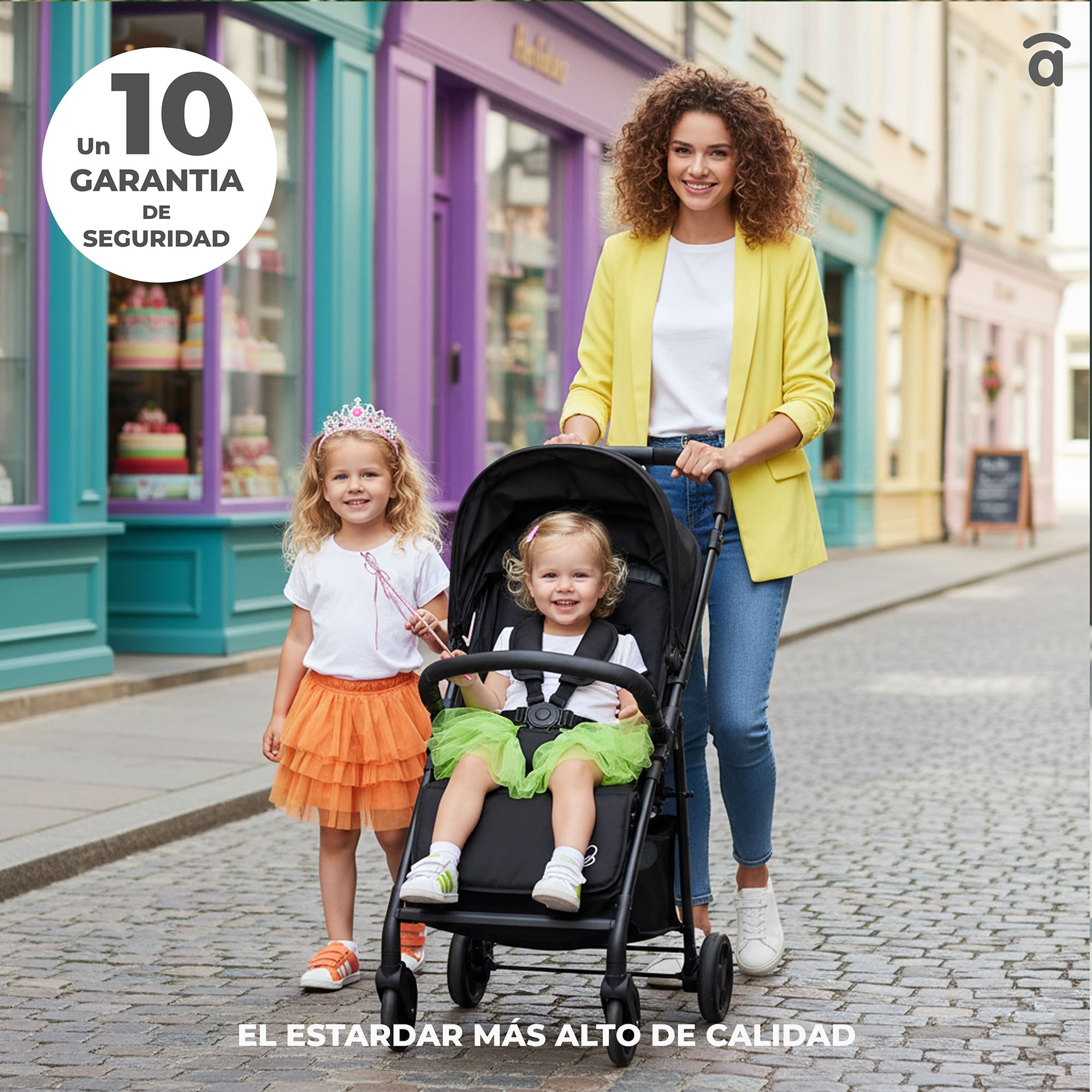 Milan Black Stroller