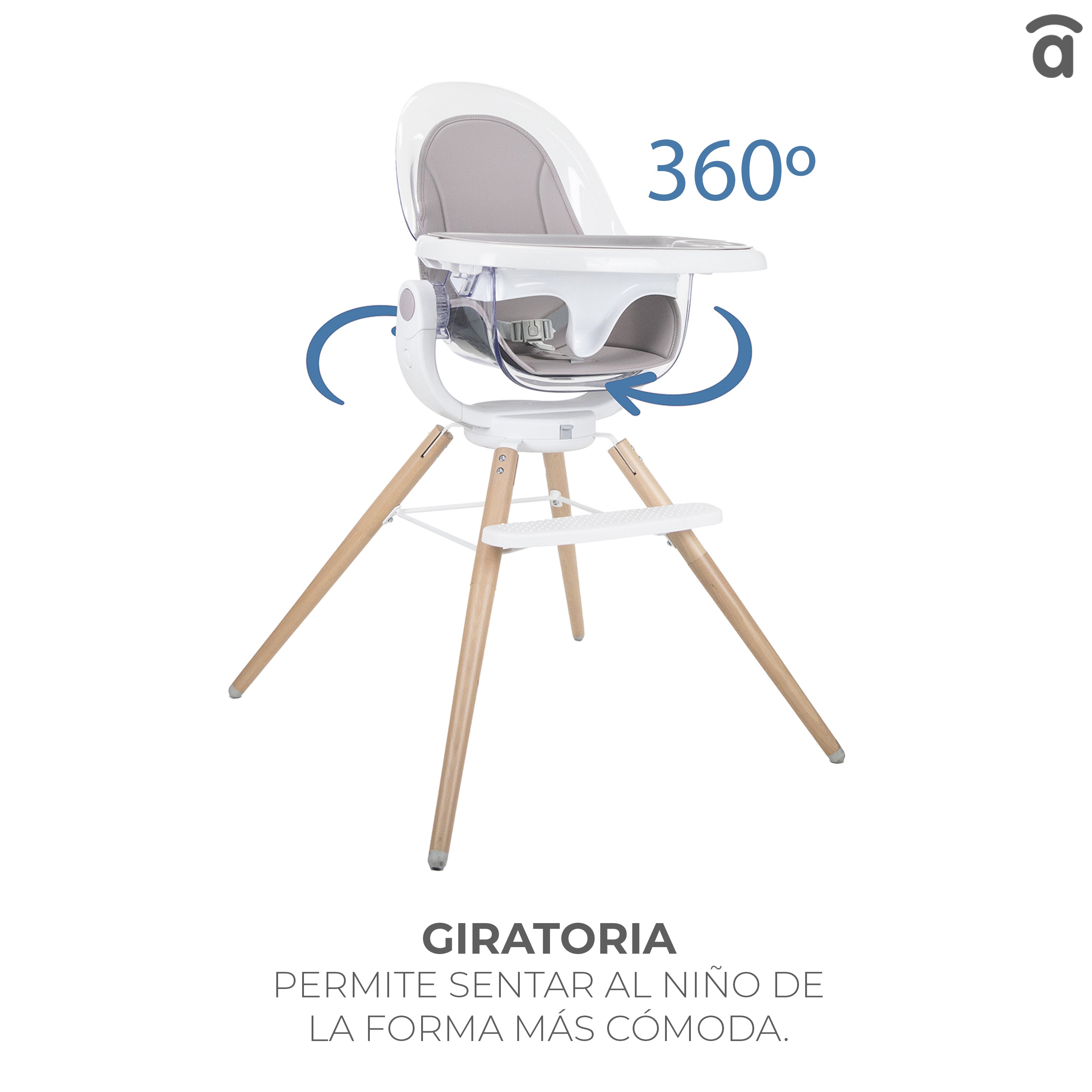 Adriá Wooden High Chair