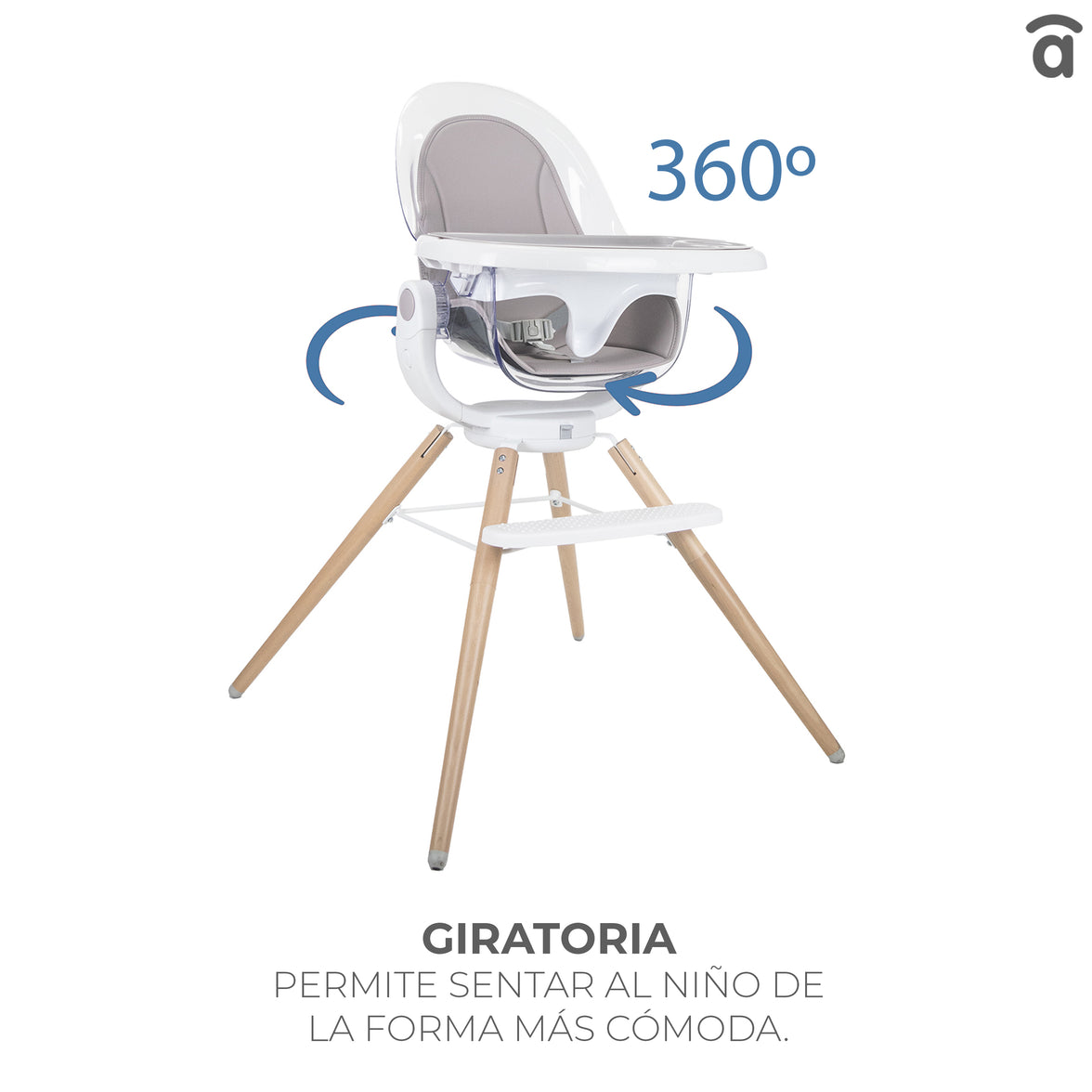 Adriá Wooden High Chair