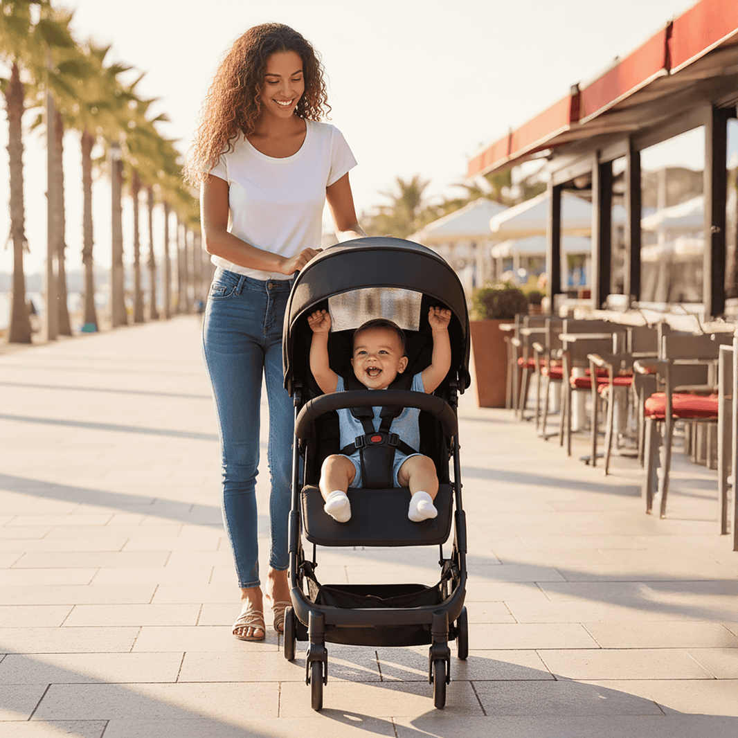 Amsterdam Black Stroller