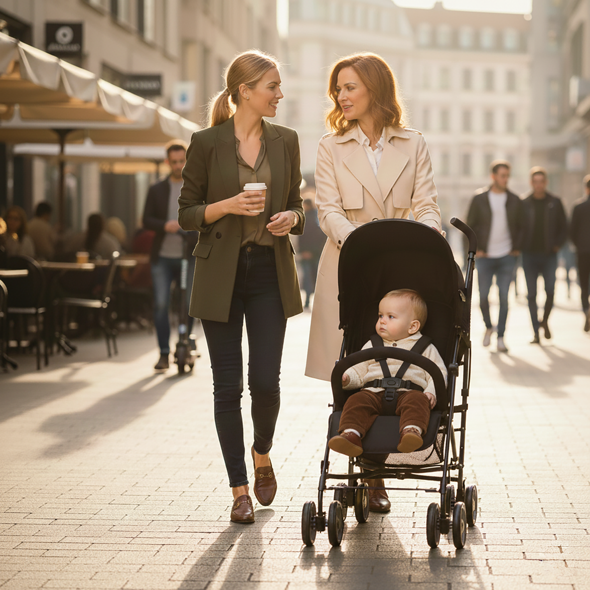 Trotter Plus Stroller Black