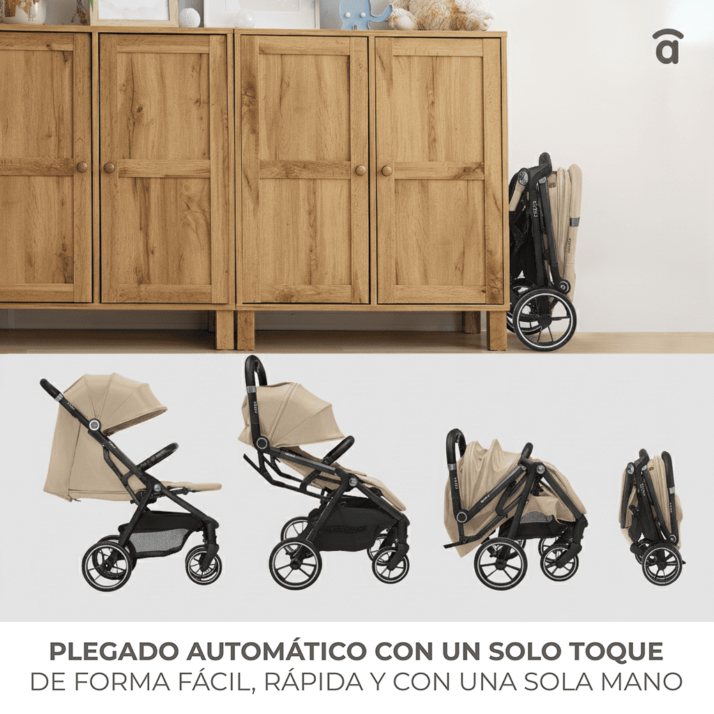 Kibu beige stroller