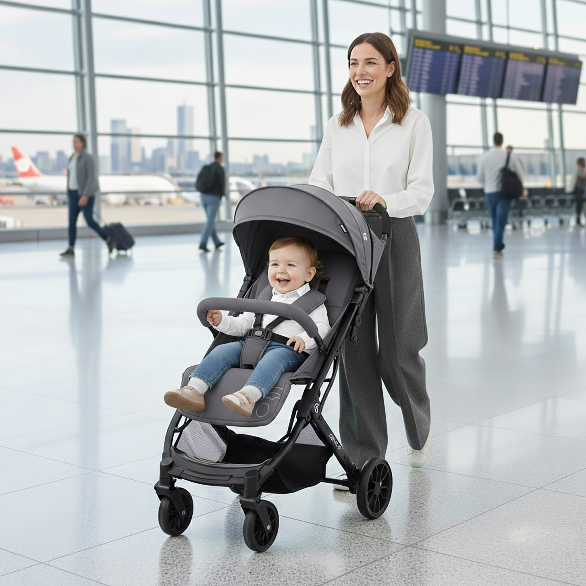 Kubic 2 Gray Stroller