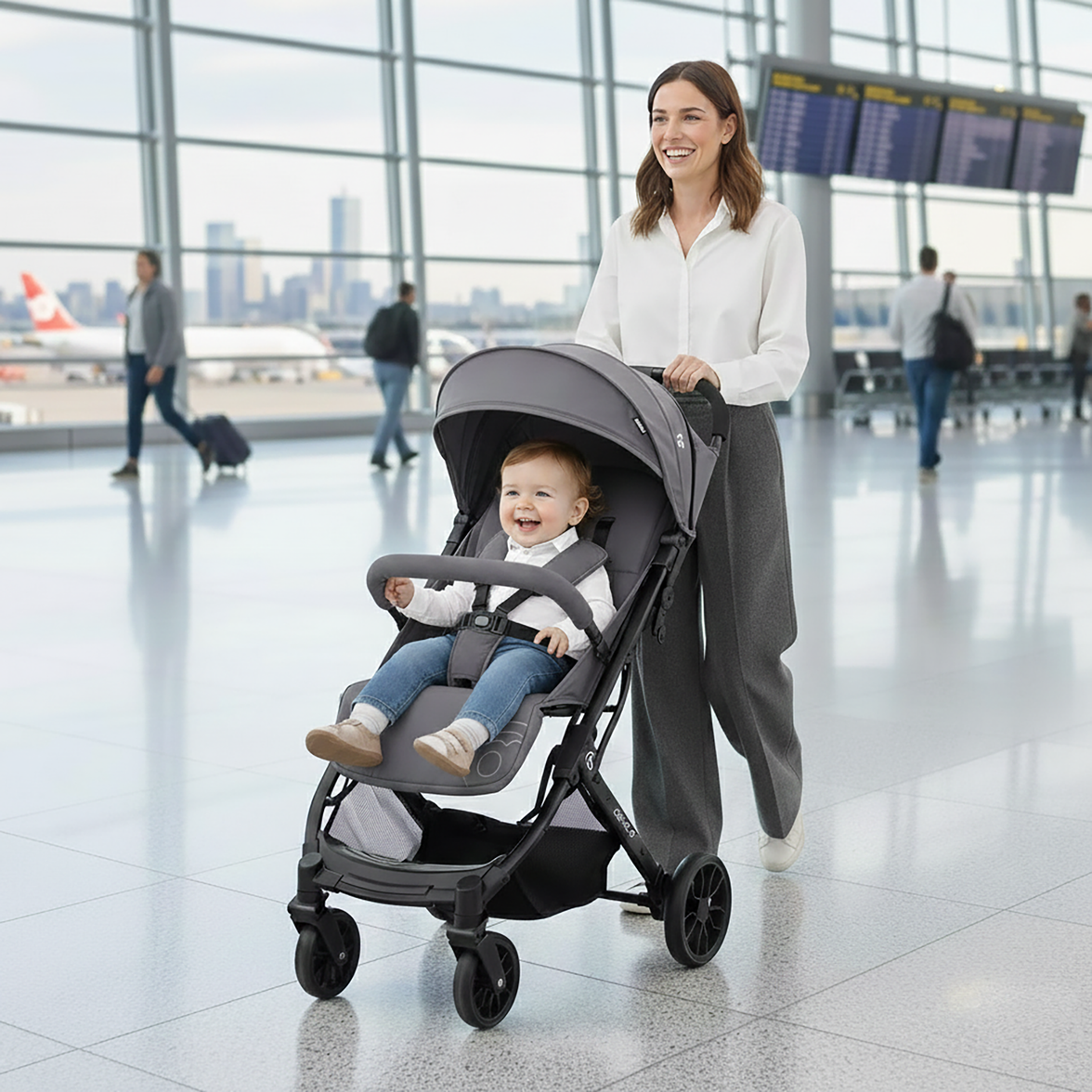 Kubic 2 Gray Stroller