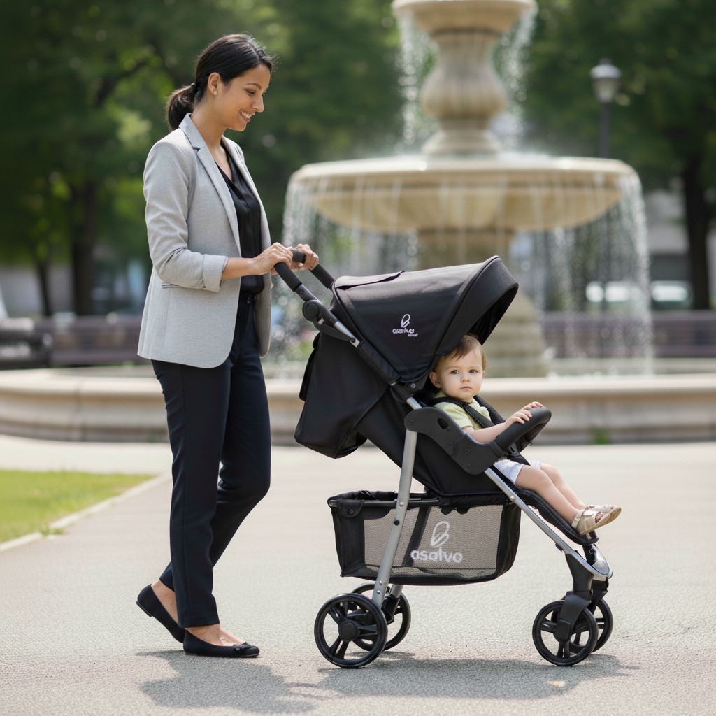 América 2 Onyx stroller