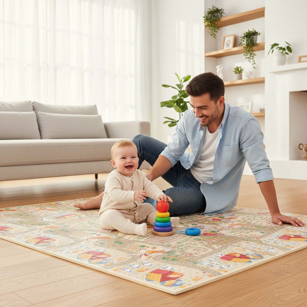 XXL Farm-City Folding Play Mat