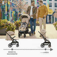 Kibu beige stroller